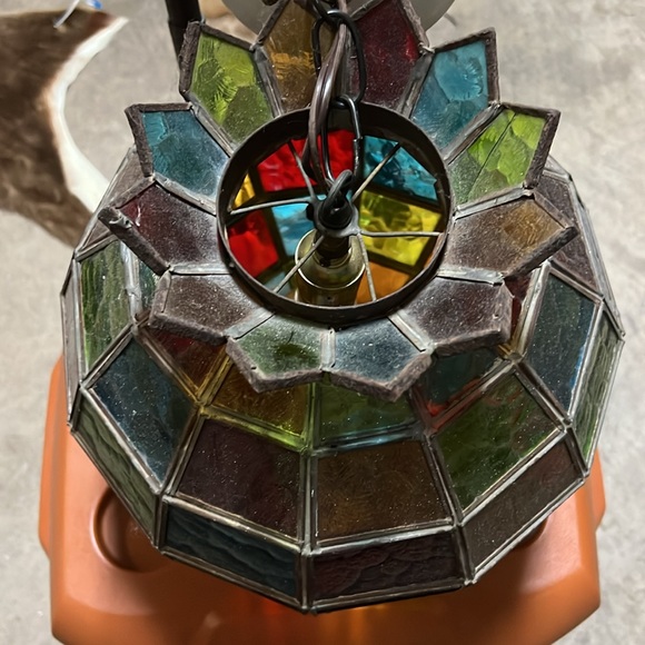 Vintage Stained glass lamp - Picture 2 of 4
